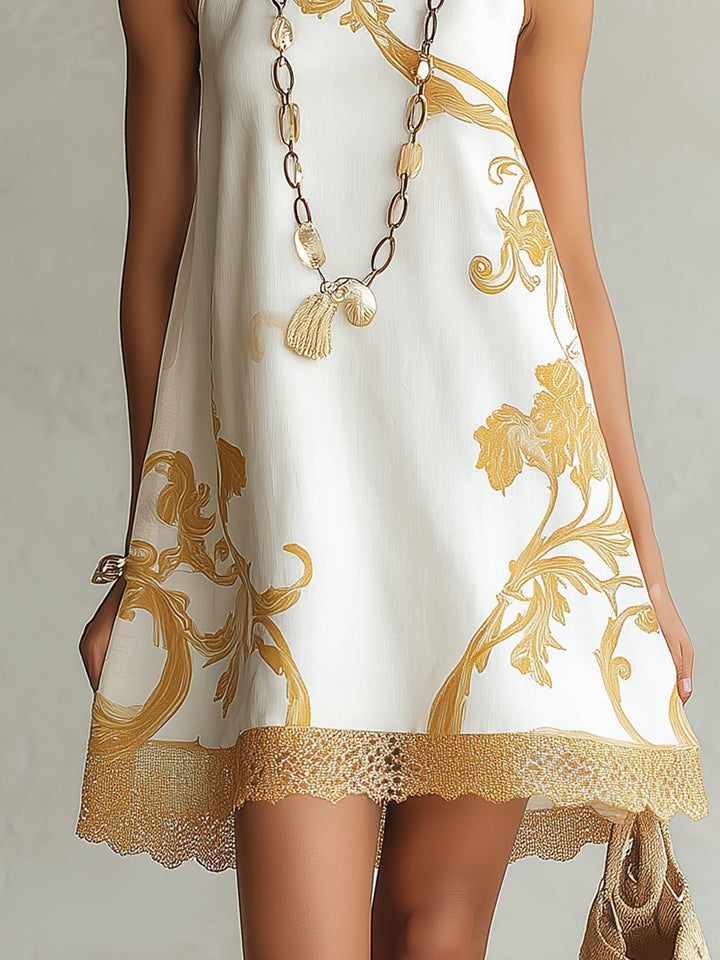 Héloïse | Vestido Mini Blanco de Encaje
