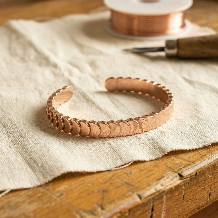 Escamas | Pulsera de Cobre