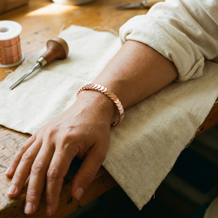 Escamas | Pulsera de Cobre