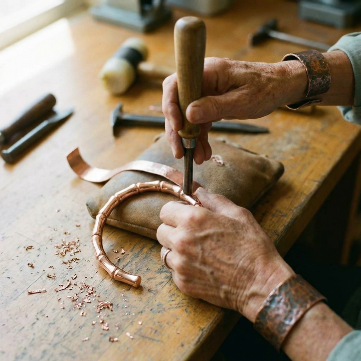 Culm | Brazalete de Cobre Articulado