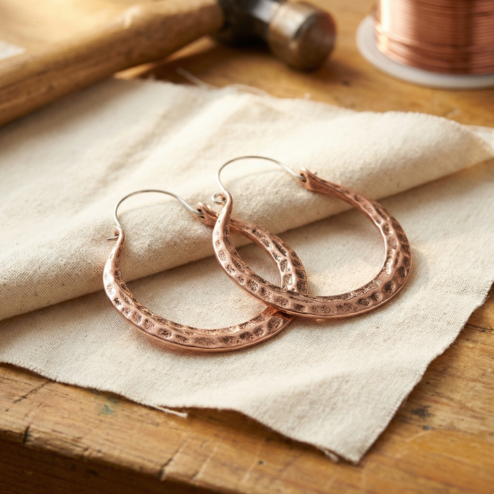 Forge | Pendientes de Aro de Cobre