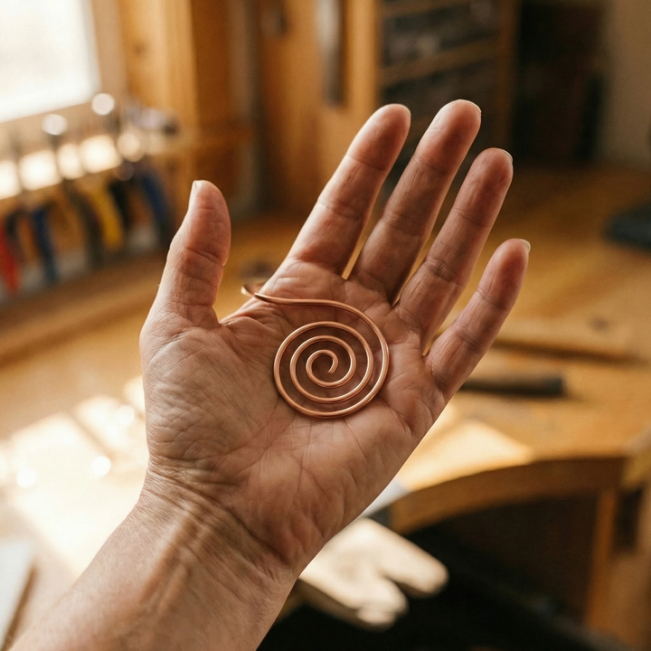 Voluta | Espiral de Cobre para la Mano