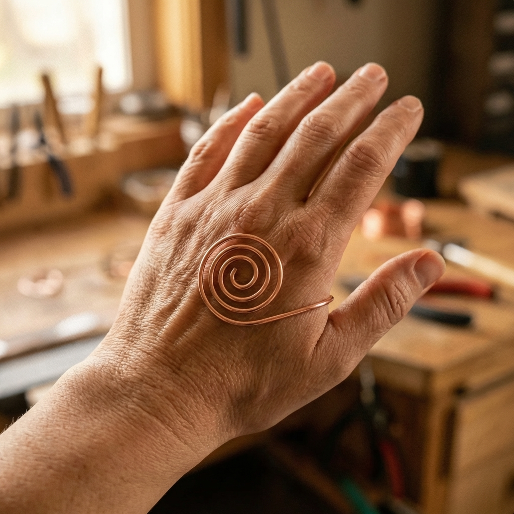 Voluta | Espiral de Cobre para la Mano