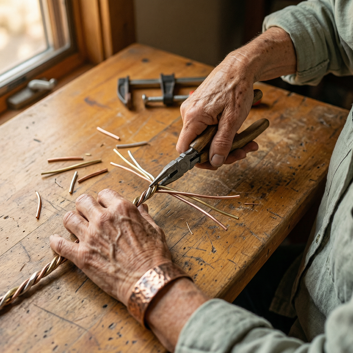 Trine | Brazalete de Cobre