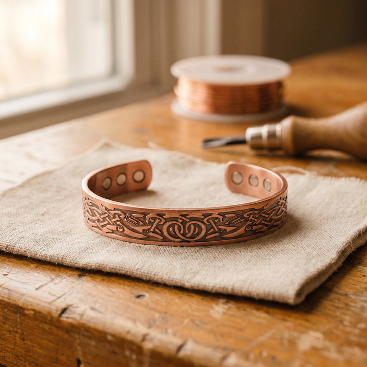 Knotwork | Brazalete Botánico de Cobre