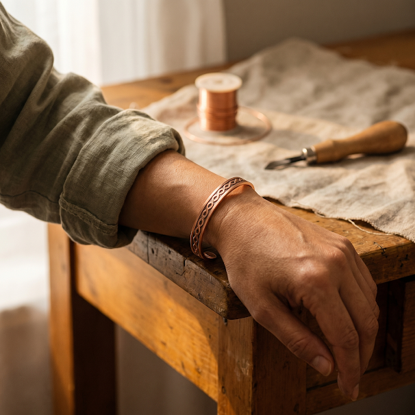 Arroyuelo | Brazalete Infinito de Cobre