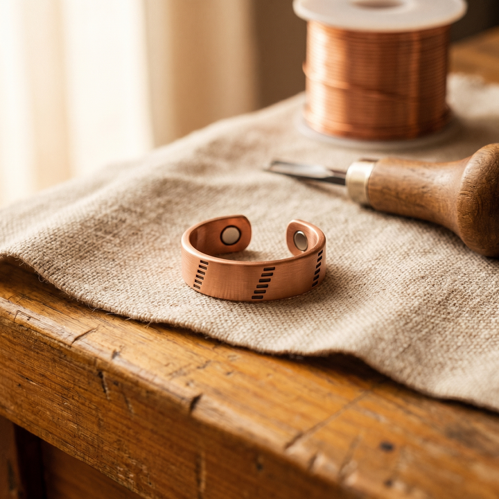 Runa | Anillo Ancho de Cobre