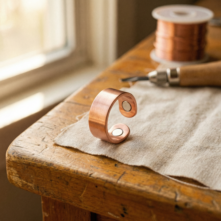 Ember | Anillo Ancho de Cobre