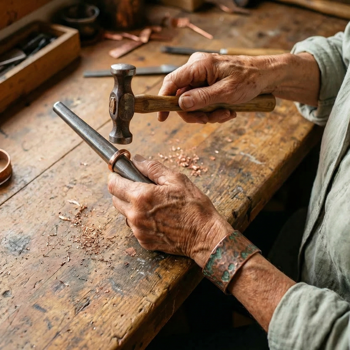 Torque | Anillo de Cobre Retorcido