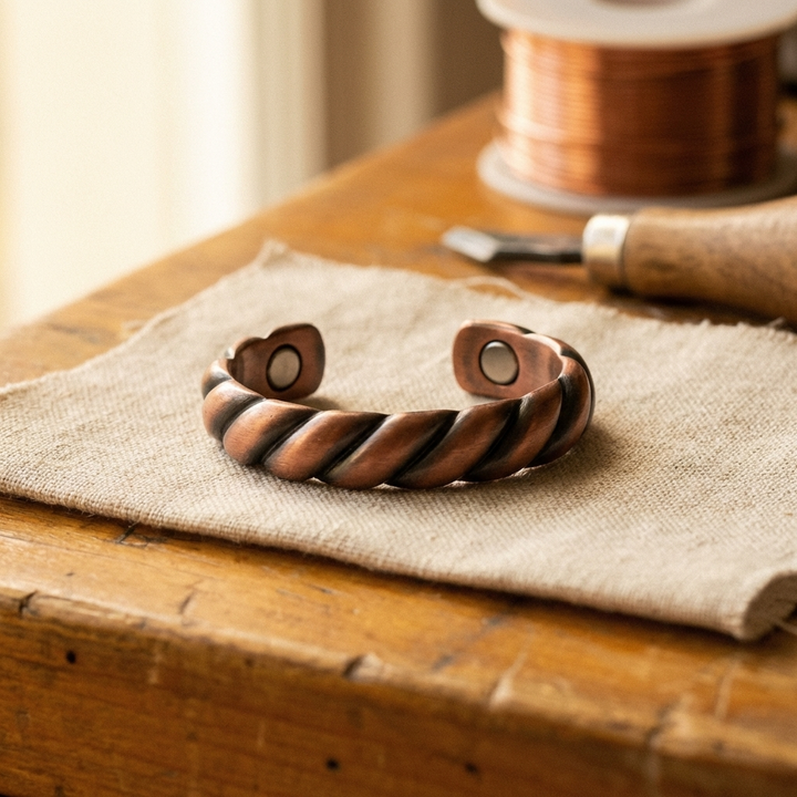 Torque | Anillo de Cobre Retorcido