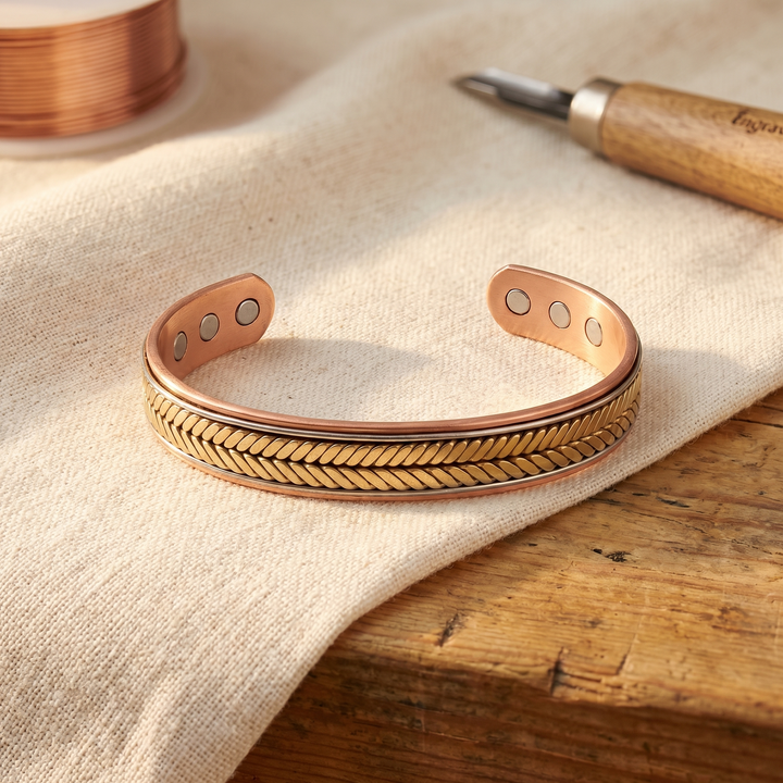 Sheaf | Pulsera Trenzada de Cobre