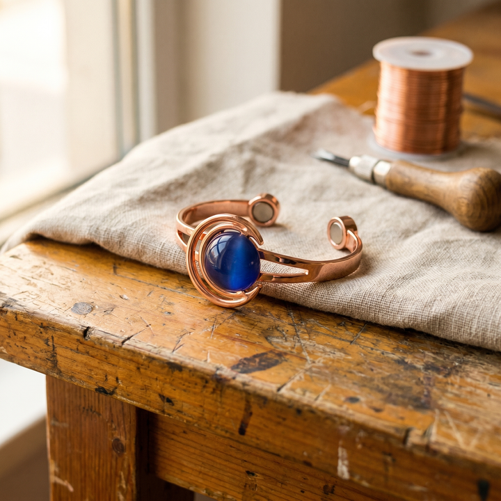 Pulsera de Cobre con Piedras