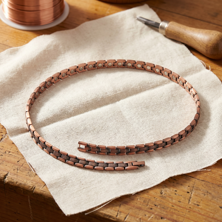 Collar de Cuentas de Cobre