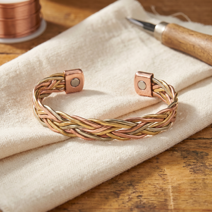 Aureate | Pulsera Tricolor de Cobre