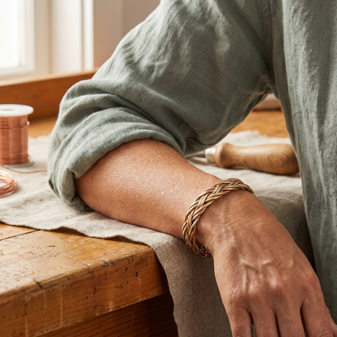 Aureate | Pulsera Tricolor de Cobre