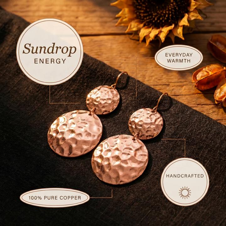 Sundrop | Pendientes de Cobre