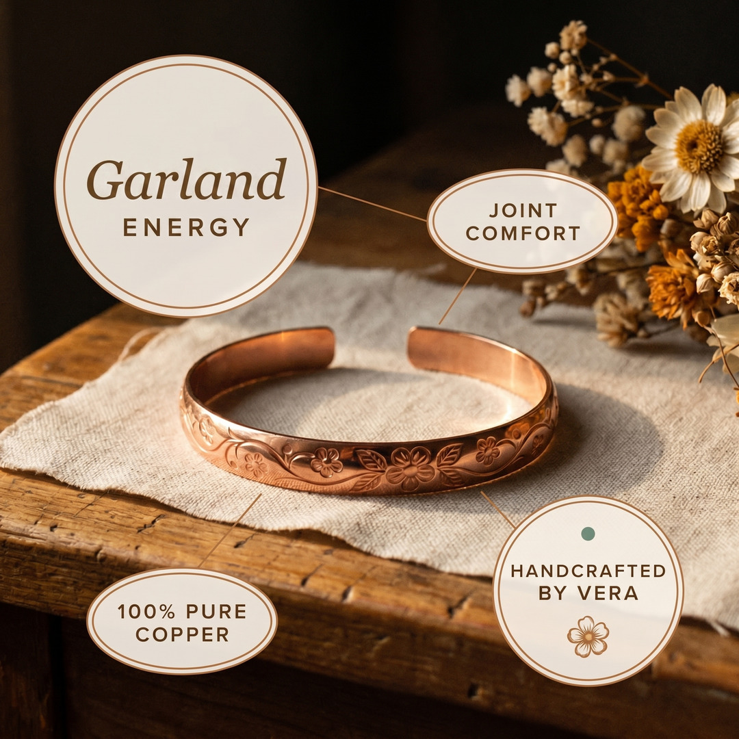 Bloom | Pulsera Floral de Cobre