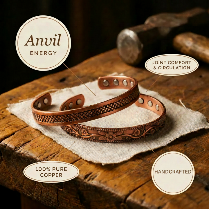 Anvil | Pulsera de Cobre Trenzada