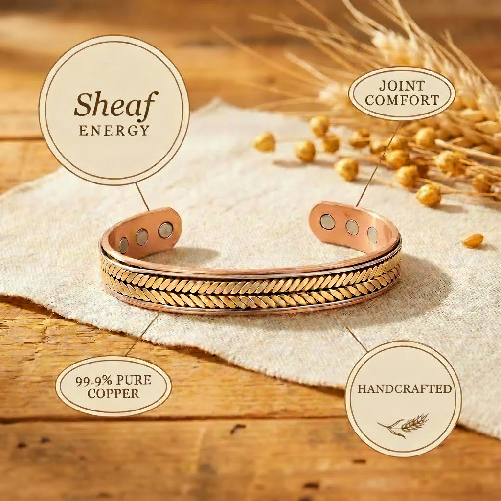 Sheaf | Pulsera Trenzada de Cobre