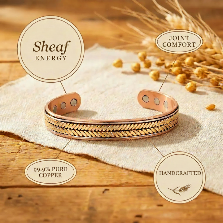 Sheaf | Pulsera Trenzada de Cobre