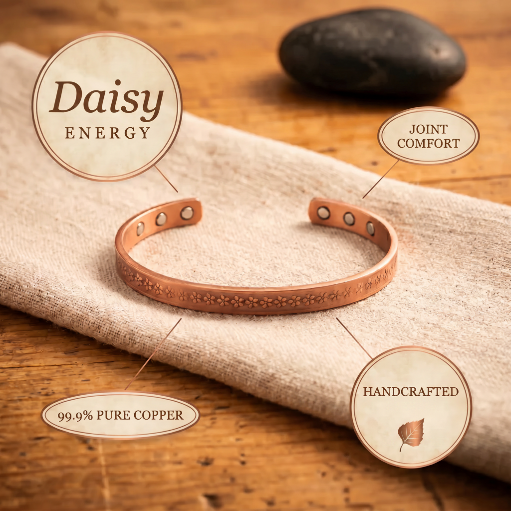 Daisy | Pulsera de Flores de Cobre