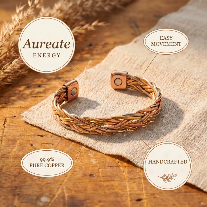 Aureate | Pulsera Tricolor de Cobre