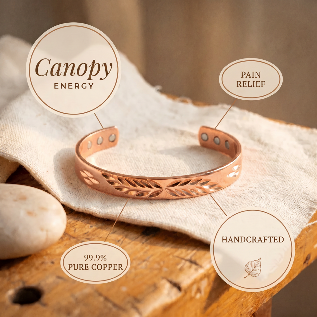 Canopy | Pulsera Calada de Cobre