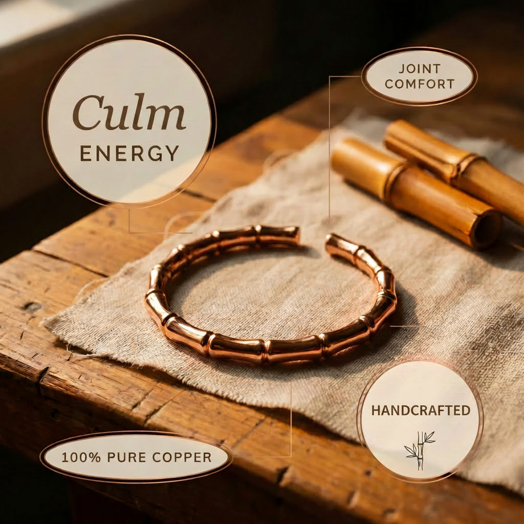 Culm | Brazalete de Cobre Articulado