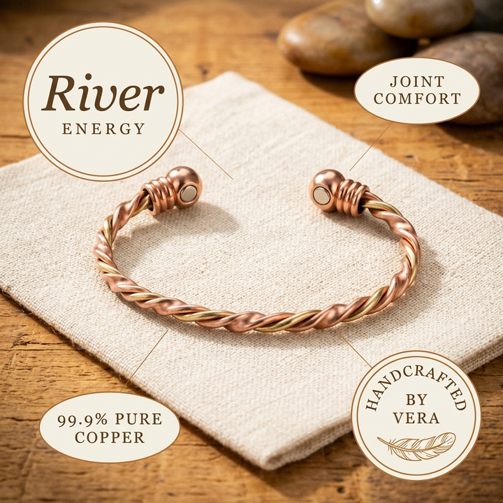Ríos | Pulsera de Cobre Retorcido