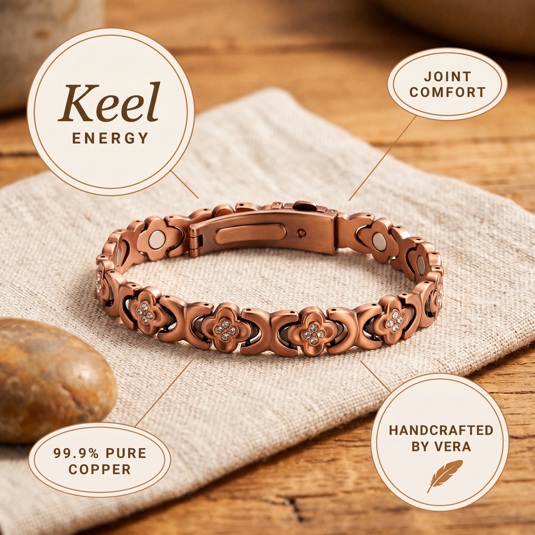 Quilla | Pulsera de Cobre con Detalles