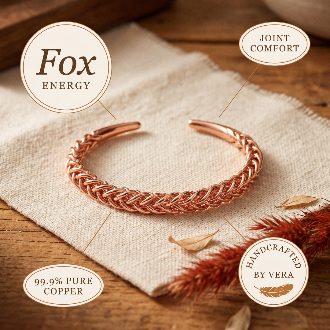 Zorro | Brazalete de Cobre Tejido