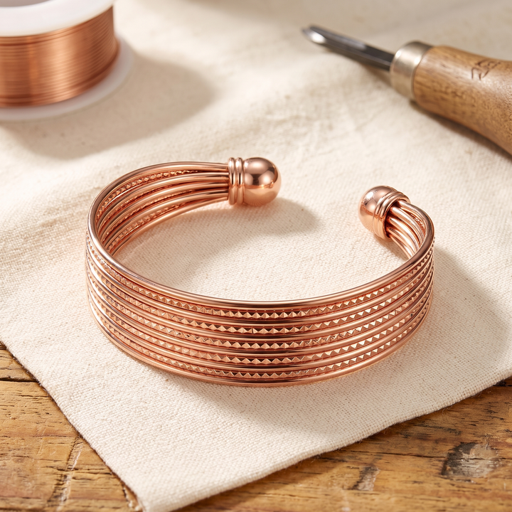 Swift | Pulsera de Cobre Trenzado