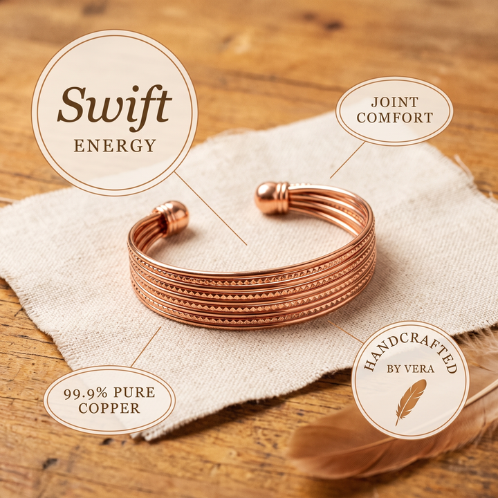 Swift | Pulsera de Cobre Trenzado