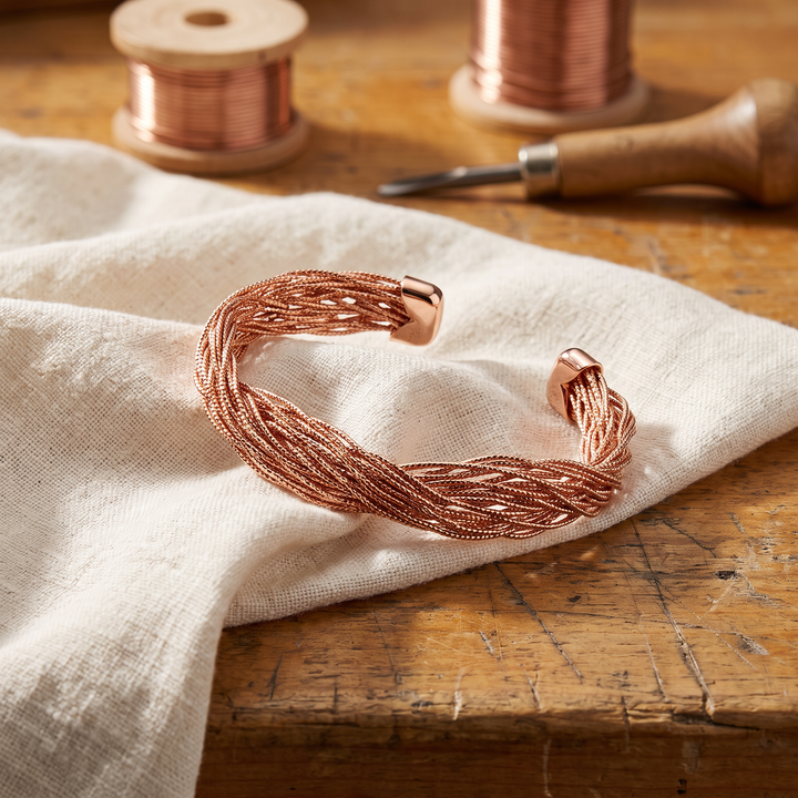 Finch | Pulsera de Cobre de Hilos Finos