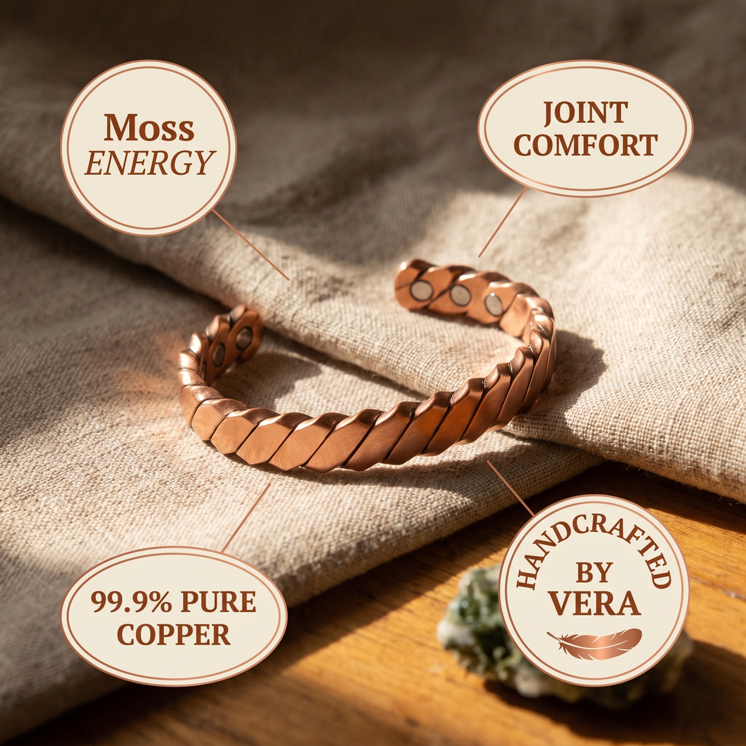 Musgo | Brazalete Espiral de Cobre