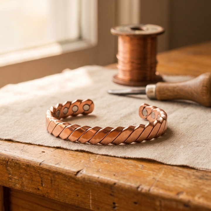 Musgo | Brazalete Espiral de Cobre