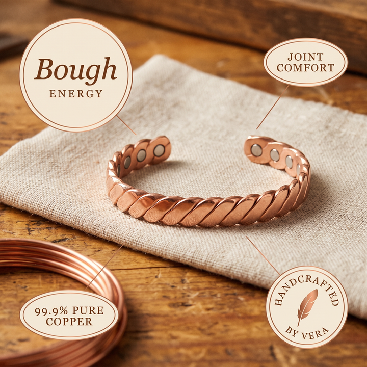 Rama | Pulsera de Cobre Retorcido