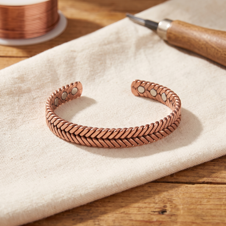 Tojo | Pulsera Trenzada de Cobre