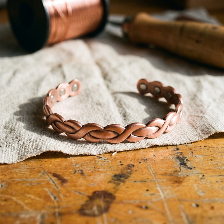 Telar | Pulsera Trenzada de Cobre