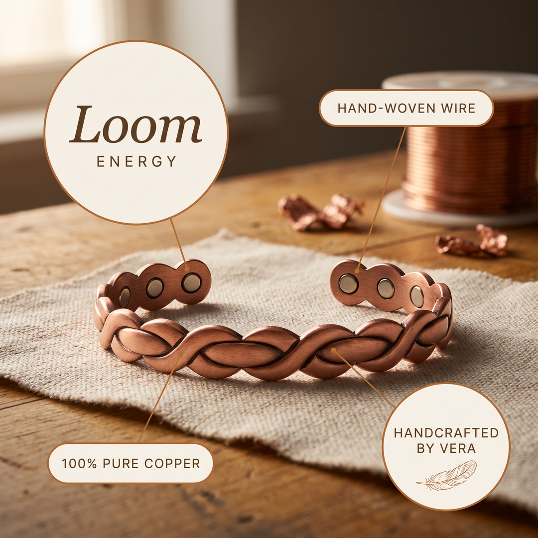 Telar | Pulsera Trenzada de Cobre