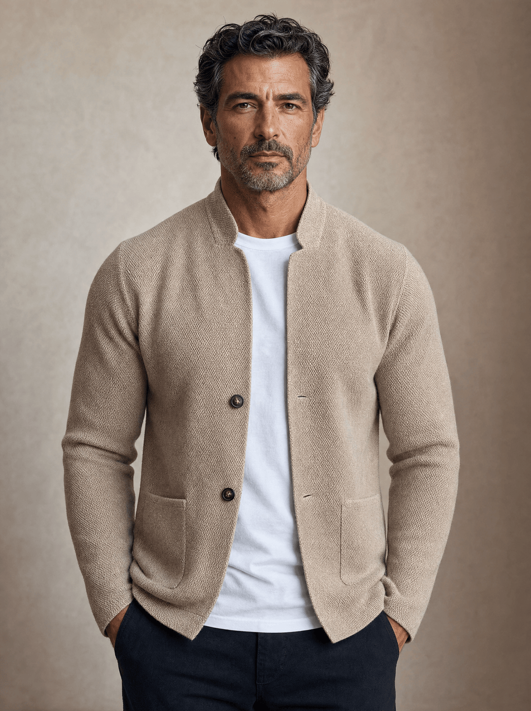 Blazer Premium de Punto para Hombre