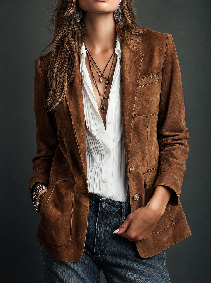 Marcelle | Blazer Marrón Vintage