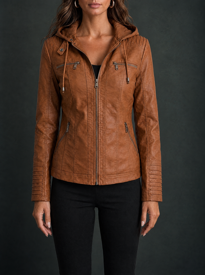Asunción | Chaqueta Elegante de Cuero