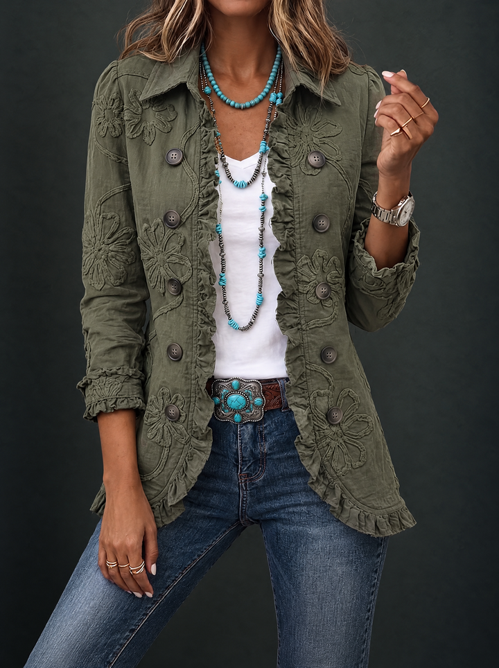 Faustine | Chaqueta Boho Bordada