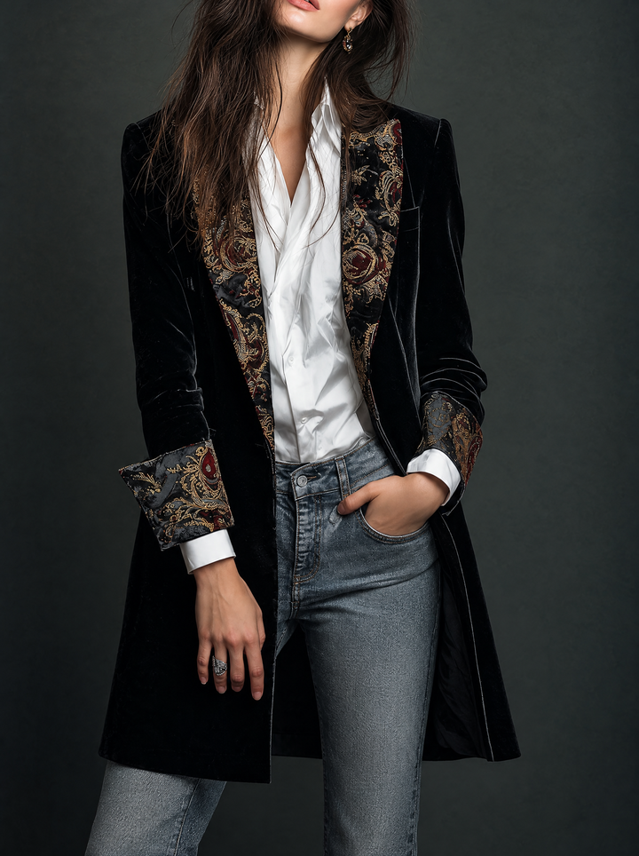 Léontine | Blazer Barroco Negro