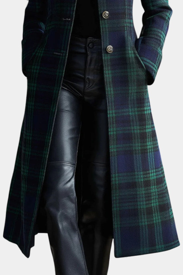 Rebeca | Chaqueta Entallada de Cuadros