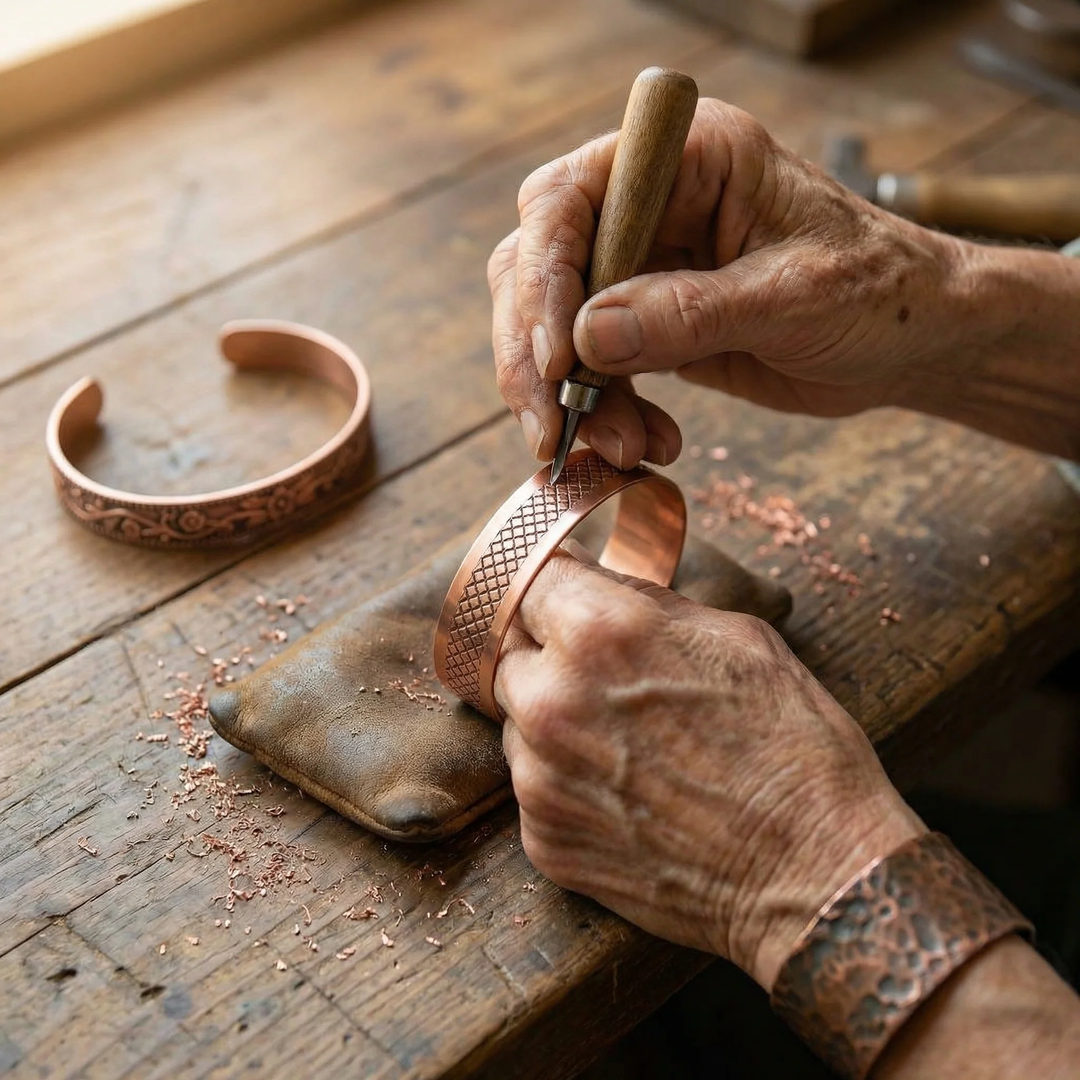Anvil | Pulsera de Cobre Trenzada