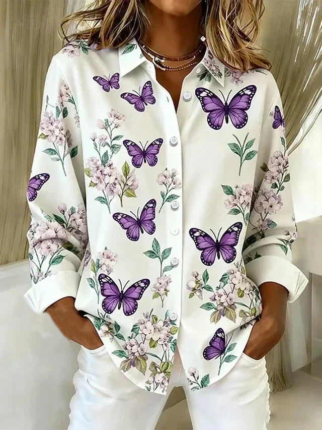 Baukje | Blusa de Mariposas