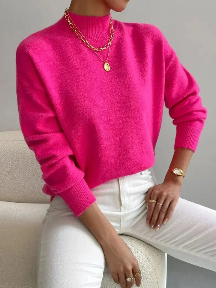 Christiane | Jersey Suave de Cuello Alto