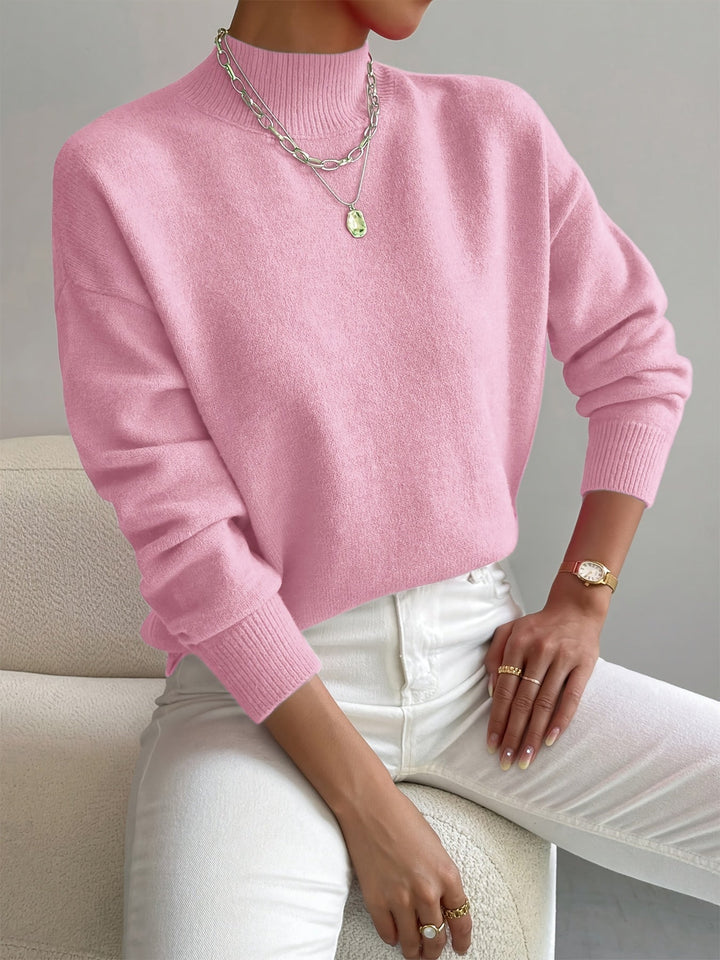 Christiane | Jersey Suave de Cuello Alto
